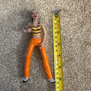 Sporty Spice Girls plastic figurine from the 90s! Vintage